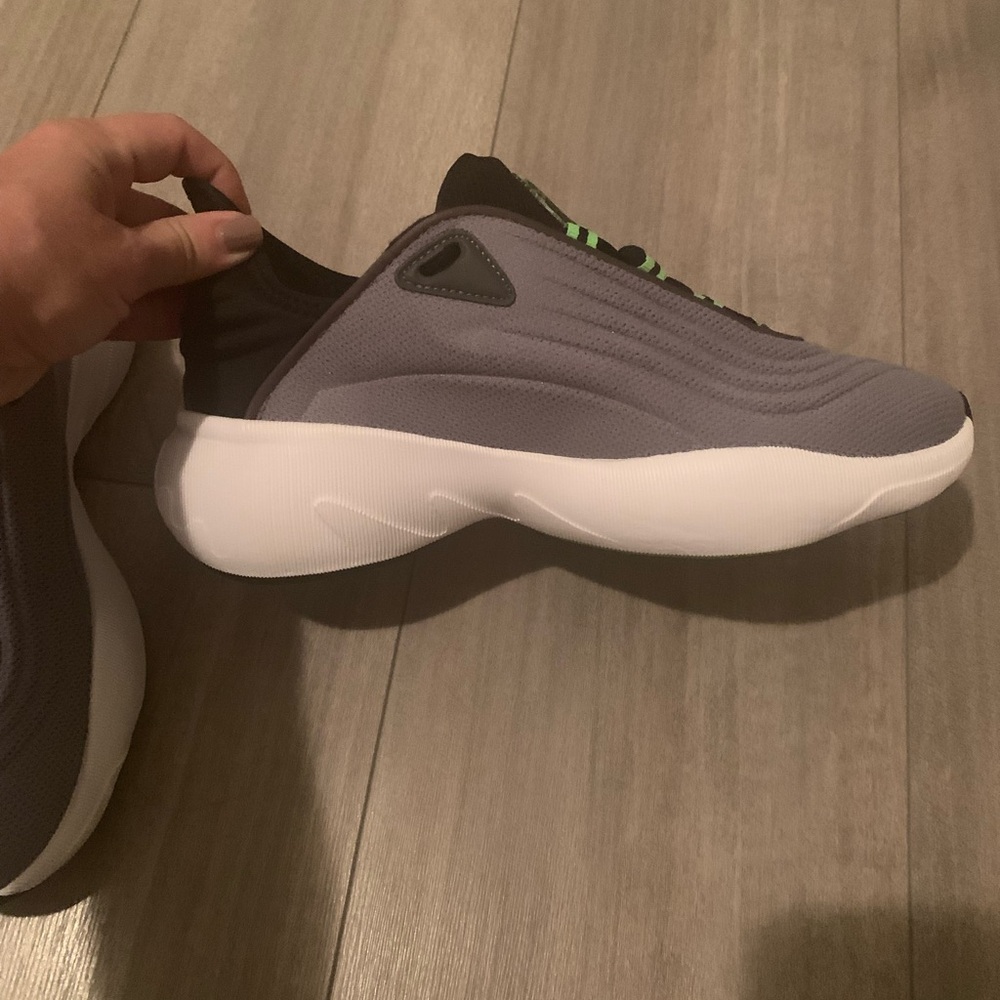 New Adidas adiFOM SLTN Grey / Solar Green sneakers - Picture 6 of 10